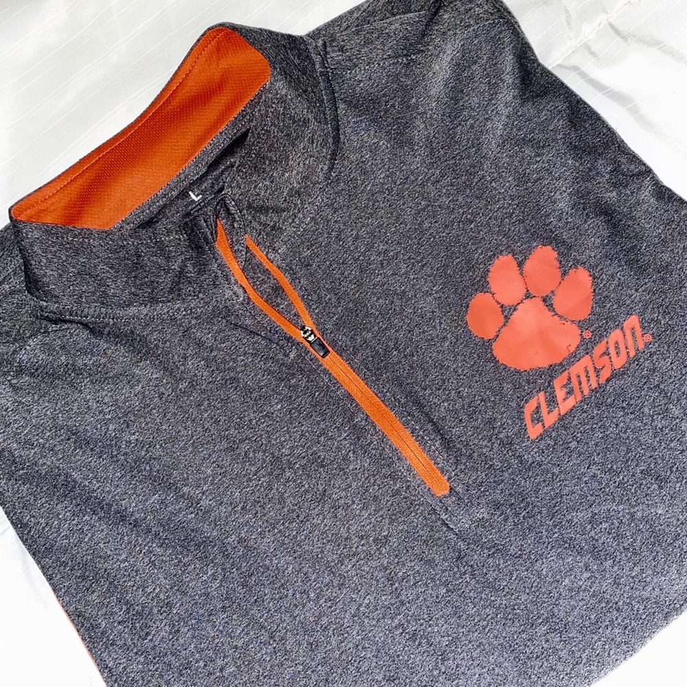 CLEMSON QUARTER ZIP